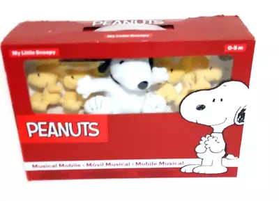 Peanuts-My Little Snoopy Musical Baby Crib Mobile Soother Toy - New In Box • $25.99