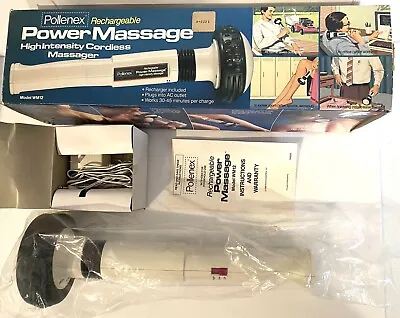 Pollenex High Intensity Power Massager WM12 Vintage Rechargeable NEW Open Box • $34.97