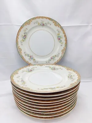 Vtg Damars DM Tajimi Made In OCCUPIED Japan 1940's Dinnerware Plate 10  • $5