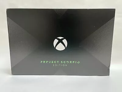 Microsoft Xbox One X Project Scorpio Edition Console 1TB Brand New Sealed Rare! • $480.33