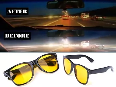 Anti Glare Vision Enhansor Night Driving Glasses For Safe Drive • £5.95