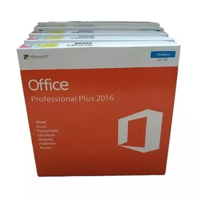 Office 2016 Professional Plus DVD - New Sealed Retail Package • $40.99