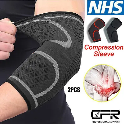 £6.26 • Buy Elbow Support Brace Tennis Golfer GYM Arthritis Arm Sleeve Wrap Bandage Straps H