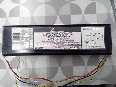 Advance 72C5381-NP 120/277V 100W M90/M140 Metal Halide Ballast **Free Shipping** • $39