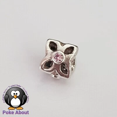 $20 • Buy Pandora Pink CZ Open Flower Charm 790260PCZ Authentic Ale 925 Retired