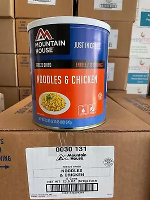 Mountain House Freeze Dried Food #10 Can Noodles & Chicken 25+ Years 2040 • $49.95