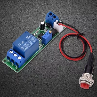 DC12V Adjustable Timer Delay Turn OFF Module Timing Relay Time Switch 1~10sec • £8.80