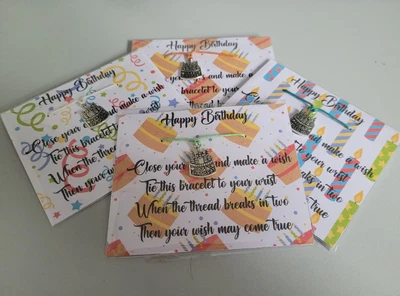  Happy Birthday Wish Bracelet  • £1.85