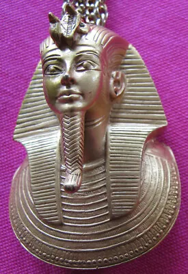 Metropolitan Museum Of Art King Tut GT Pendant & Chain  MMA 1978 Vintage FREE H • $99