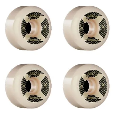 Bones Wheels  X-Formula X97 V6 Wide Cut Skateboard Wheels - 56mm 97a (Set Of 4) • $40.99