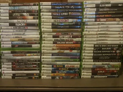 $6.99 • Buy XBOX 360 Games Lot Tested Pick Choose Save 10/15% On Multiple! Free Shipping