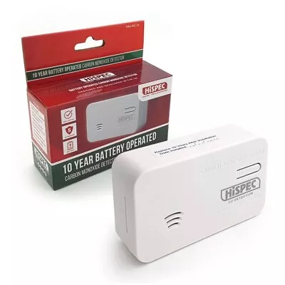 HiSpec Carbon Monoxide Detector CO With 10 Year Long Battery • £12.99