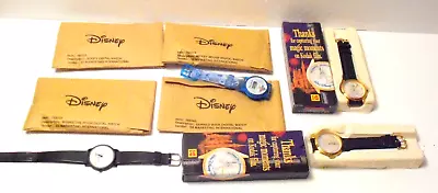 7 Disney Watch Lot* Walt Disney World Disneyland Character Donald Duck Goofy • $7.50