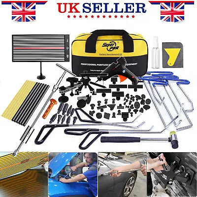 PDR Tool Kit Car Paintless Dent Puller Lifter Glue Gun Repair Removal Hail Tabs • £142.99