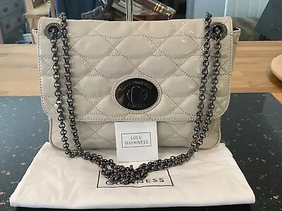 £35 • Buy Iconic Lulu Guinness “QUILTED ANNABELLE LIPS” SHOULDER Body Bag RRP £299