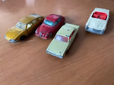 Matchbox Cars Vintage Jaguar 3.4 Mercedes 230SL Pininfarina Ford Corsair • $0.99