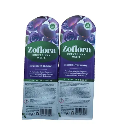 2 X Zoflora Scented Candle Curved Wax Melts - Midnight Blooms • £7.95