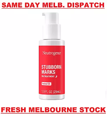 Neutrogena Stubborn Marks PM Treatment NIGHT Skin Care Acne Tone Retinol SA 29ml • $42.50