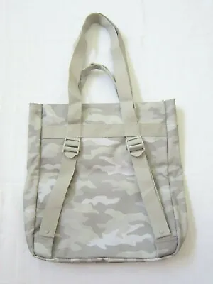 Victoria Secret Pink CONVERTIBLE TOTE BACKPACK BOOK BAG CAMO TRAVEL GYM CARRY ON • $23.99