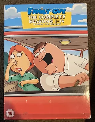 Family Guy Box Set Seasons 1-14 - Missing One Disc Please Read Description • $45
