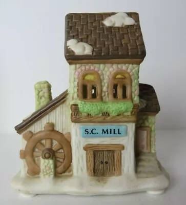 Christmas 1993 Porcelain Bisque Miniature Olde Town Village S C Mill #10667 • $17.24