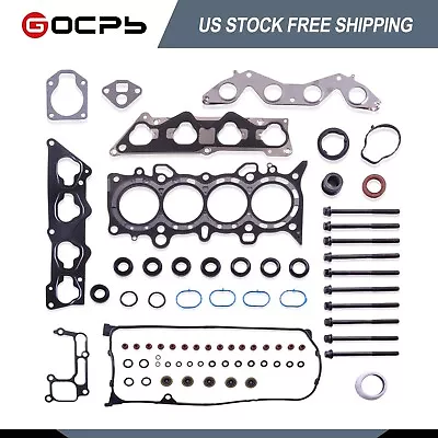 Gasket Set With Bolts Compatible With Civic DX LX 2001-2005 1.7L HS26236PT-2 • $63.99