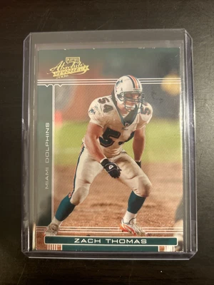 $0.99 • Buy Zach Thomas 2006 Playoff Absolute Memorabilia - #88 Dolphins