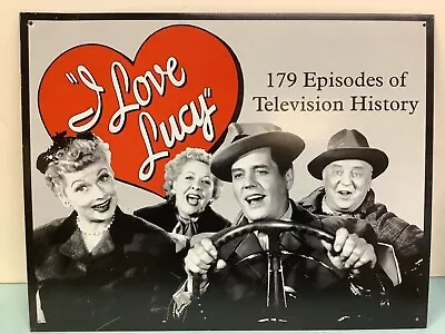 I Love Lucy Lucille Ball California Here We Come Tin Metal Sign 16 X 12.5 Inches • $19.99