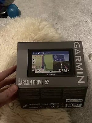 Garmin Drive 52 & Live Traffic Car Sat Nav System Gps 5  Uk &ni Excellent Cond • £34.99