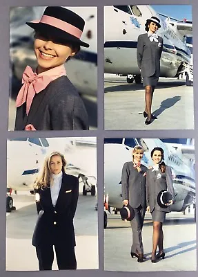 £19.95 • Buy Crossair Cabin Crew Photos Uniform Stewardess Flight Attendant 