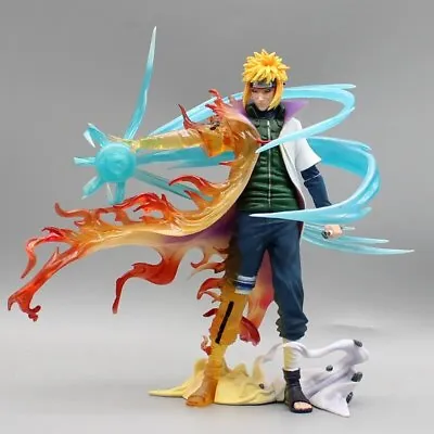 26cm Naruto Figure Namikaze Minato Gk Pvc Statue Rasengan Desk Model Kids Gift • $35.94
