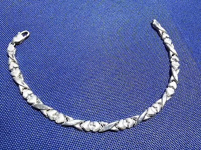 Grandma Grabe's Beautiful Vintage 925 Sterling Silver Bracelet • $0.75