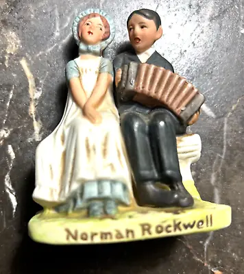 Vintage Norman Rockwell NR-207  Lovers  Porcelain Figurine 1979 3  Tall • $9