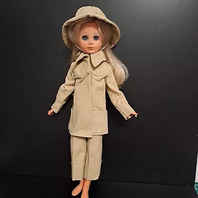 Vintage 1970s Italocremona Corinne Doll In Original Safari Suit Outfit... • $70