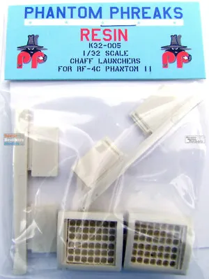 PPDK32005 1:32 Phantom Phreaks Resin - RF-4C Phantom II Chaff Launchers (REV • $30.29
