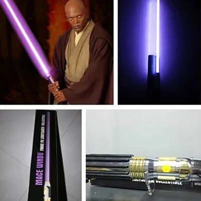 MR Master Replicas Star WarsMace Windu Lightsaber FX Metal Limited Brand NEW • $225.59