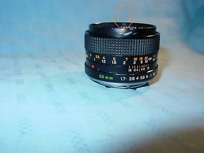 YASHICA ML 50MM 1.7 Small Optical Errors! • £49.21