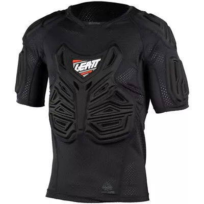 Leatt  Mx Black Adults Padded Motocross Dirt Bike MTB BMX Roost T-Shirt Tee • $159.95