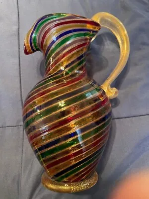 Murano Art Glass Pitcher • $350