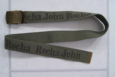 £1.99 • Buy Boys Designer RJR John Rocha Khaki Canvas Belt VGC