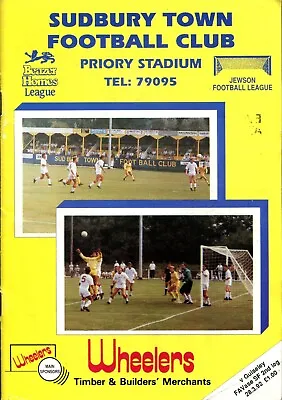 A17 Sudbury Town V Guiseley 28/03/92 FA Vase Semi Final • £1.75