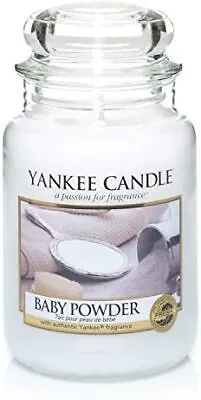 Yankee Candle Large Jar Scented Candle Baby Powder Up To 150 Hours Burn Time • £35.05