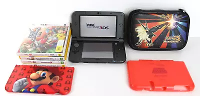 'New' Nintendo 3DS XL - Metallic Grey - 4 Games - Pokemon Case • $250