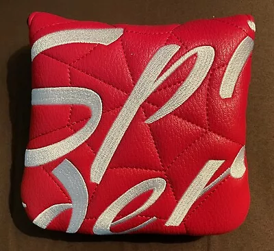 Spider Tour Red Mallet Putter Head Cover With Magnetic Lid. • $10