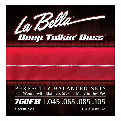 LaBella 760FS Stainless Steel Bass Guitar Strings Medium • $45.95