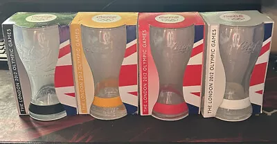 2012 London Olympics Coca Cola McDonalds Promo Drinking Glasses (4) READ DES. • $20