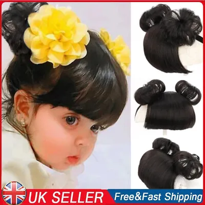 Baby Wig Braid Hairband Wig For Kids Baby Headband Baby Hair Children Fake Hair • £5.72