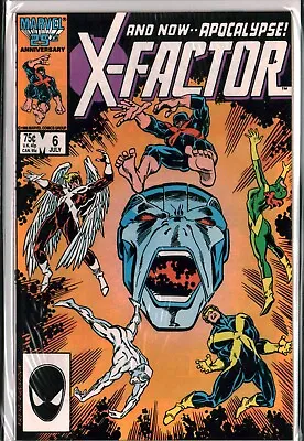 X-FACTOR #6 KEY 1st Appearance Of APOCALYPSE (1986) Marvel NM (9.4) • $74.99