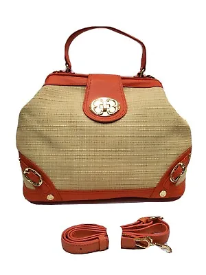 $75 • Buy Emma Fox Handbag. Stunning And Roomy. 3 Seasons Satchel Bag Makes A Statement