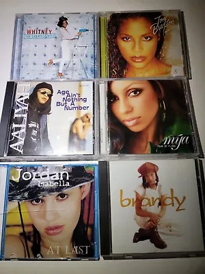 Whitney Tony Braxton Mya Brandy Jordan Isabella Aaliyah 6 Disc Bundle (CD) • $17.29